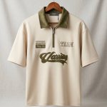 Half-Zip Polo T-Shirt