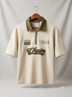 Half-Zip Polo T-Shirt